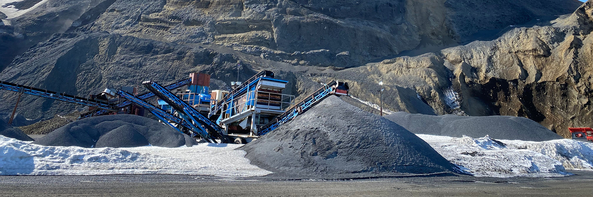 The volcanic material is extracted in quarries in Iceland